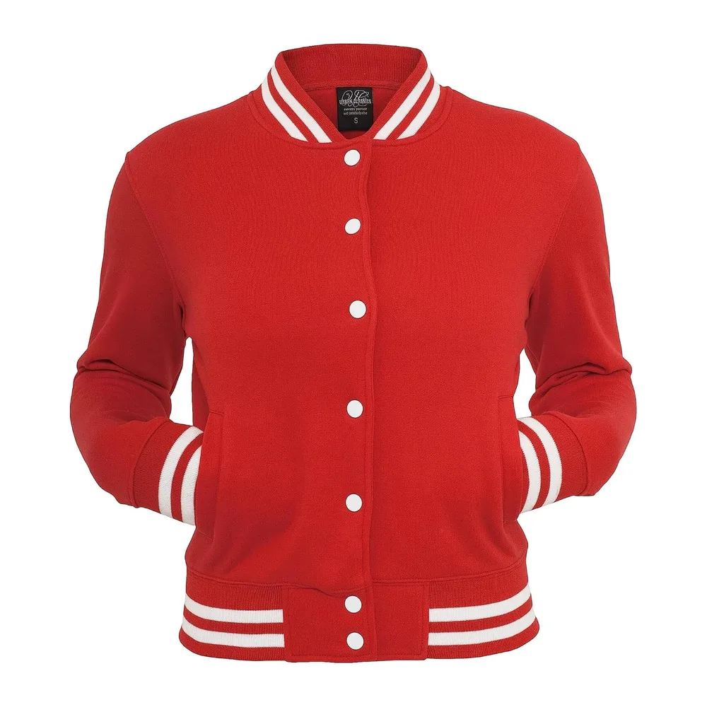 Damen College Sweat Jacket — Gris