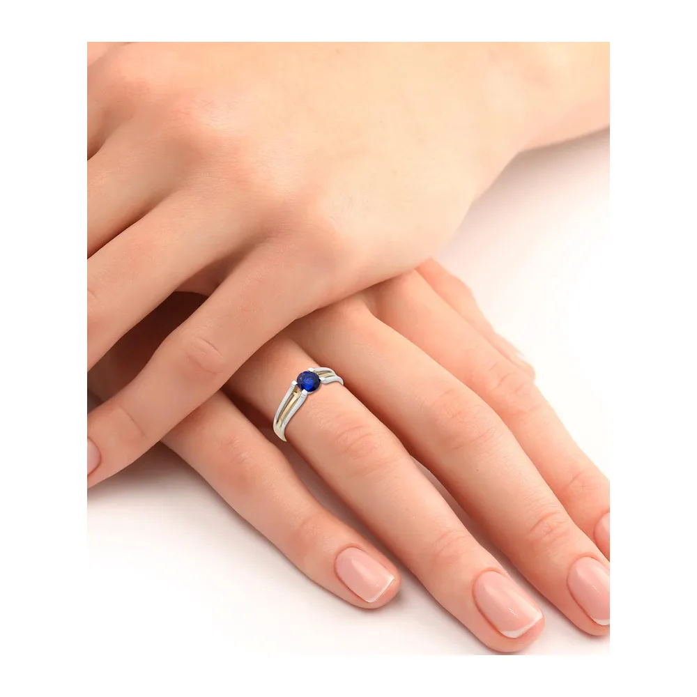 Bijoux Bague de Fiançailles avec Pierre Précieuse/Pierre de Naissance du mois