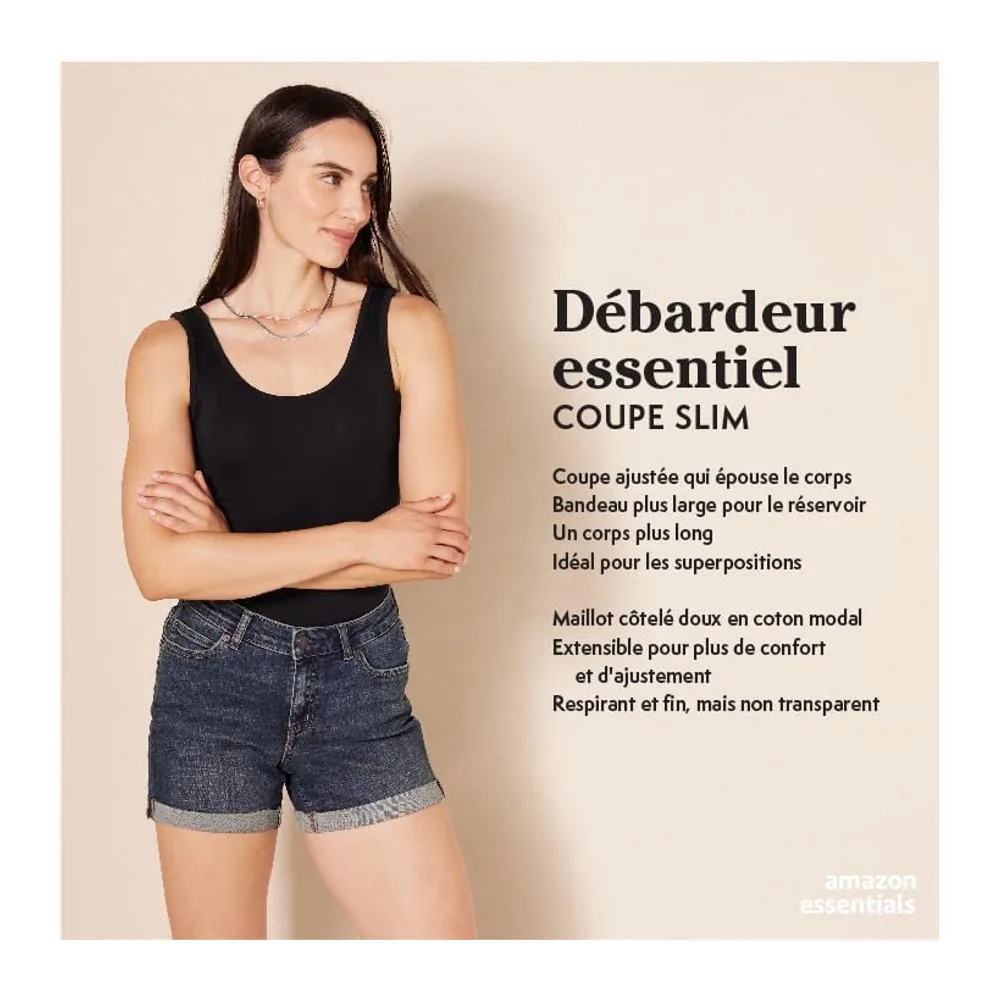 Débardeur Coupe Ajustée — Blanc