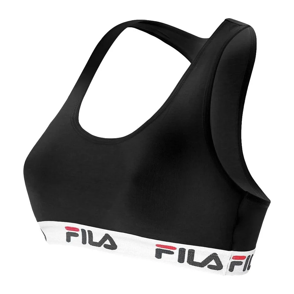 Soutien-Gorge Coton, Brassière, Sport, Liberté de Mouvement — Noir