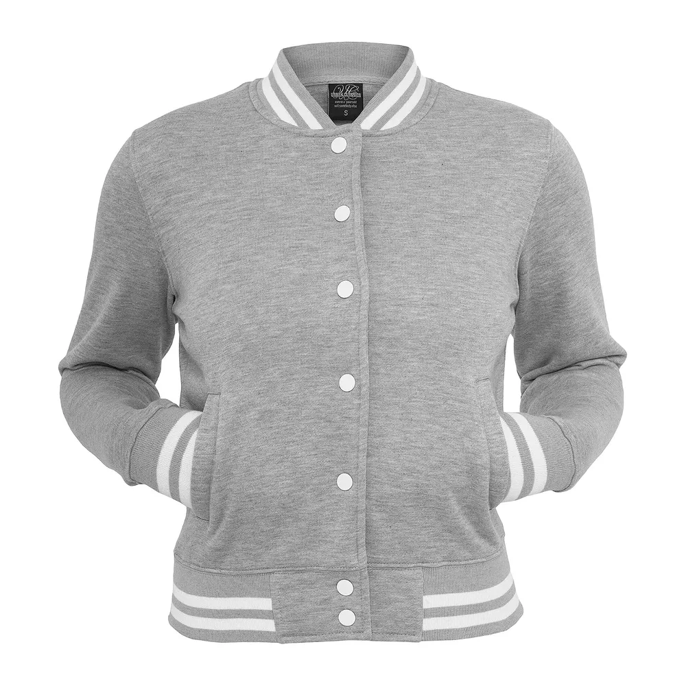 Damen College Sweat Jacket — Gris (00111)