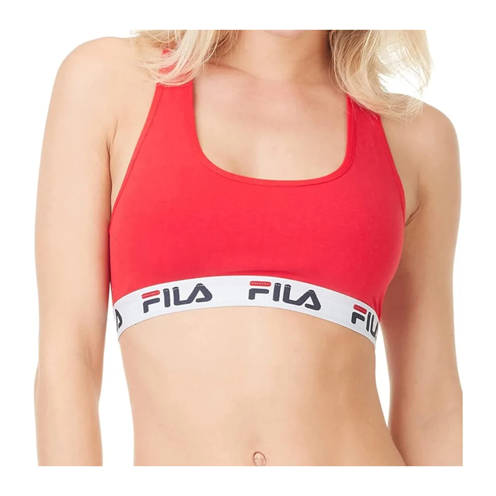 Soutien-Gorge Coton, Brassière, Sport, Liberté de Mouvement — Rouge1