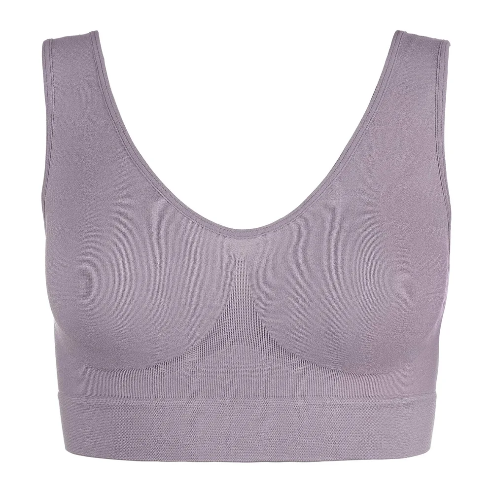 Soutiens-Gorge sans Armatures,sans Coutures et sans Crochets — Violet Pastel