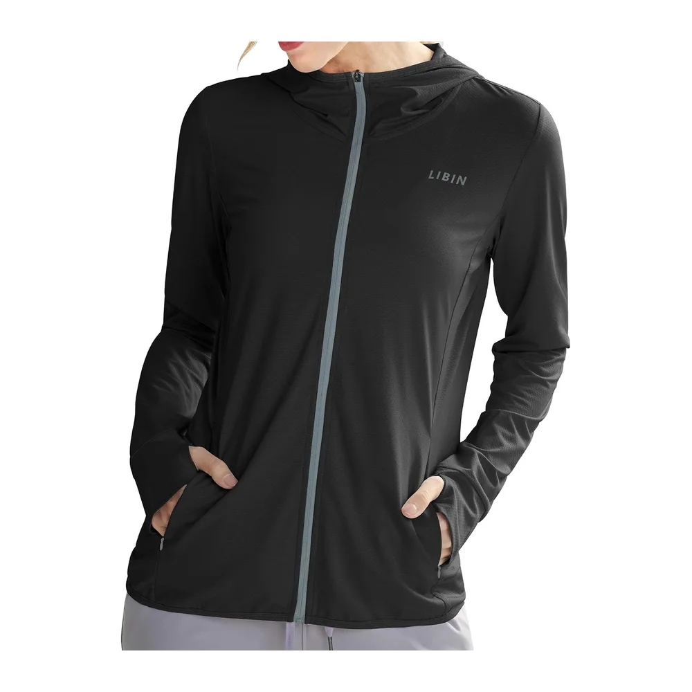 UV Chemise Veste de Course Running Vêtements — 01-noir-upgrade