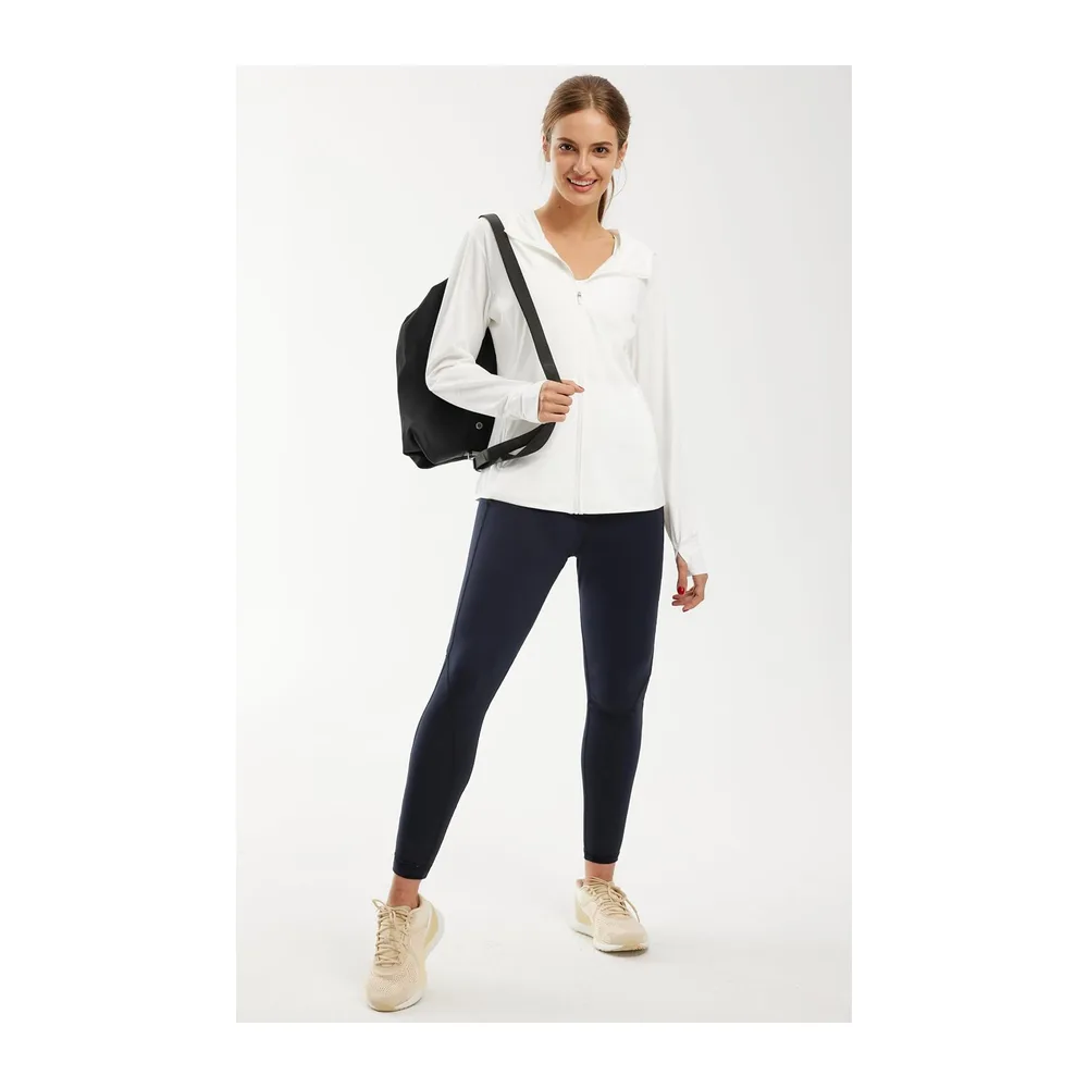 UV Chemise Veste de Course Running Vêtements — 01-blanc-upgrade