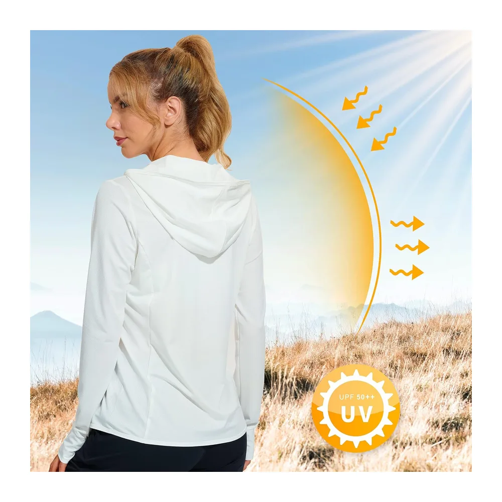 UV Chemise Veste de Course Running Vêtements — 01-blanc-upgrade