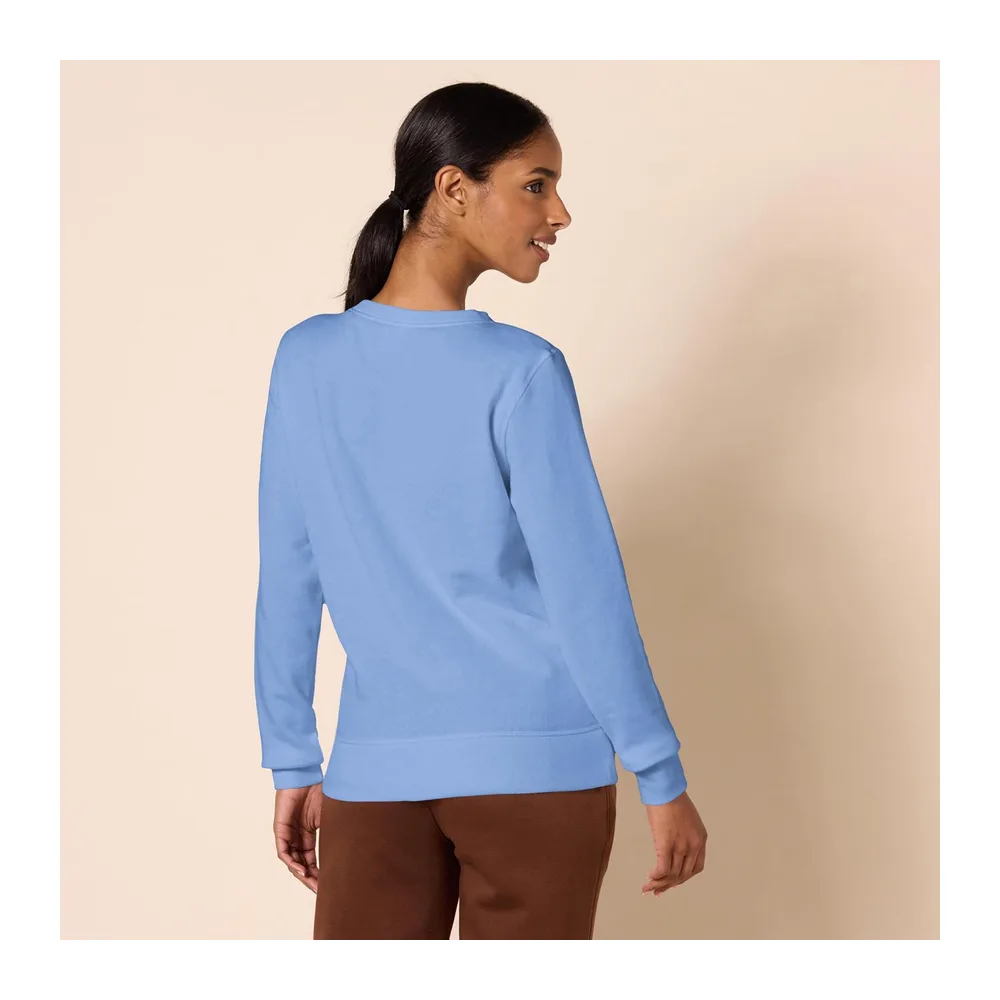 Pull à Col Rond en Polaire (Disponible en Grandes Tailles) — Bleu