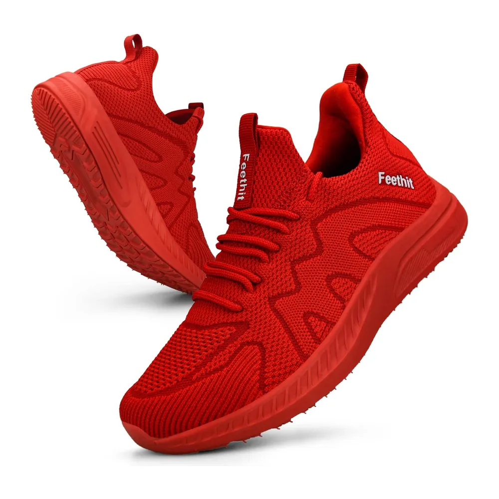 Chaussures de Sport Respirant Légère de Fitness Outdoor — Rouge