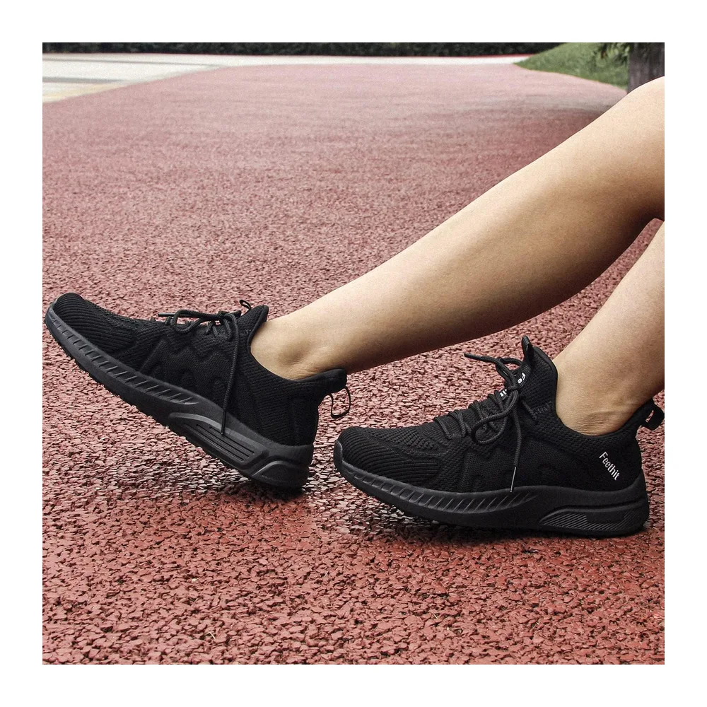 Chaussures de Sport Respirant Légère de Fitness Outdoor — Noir