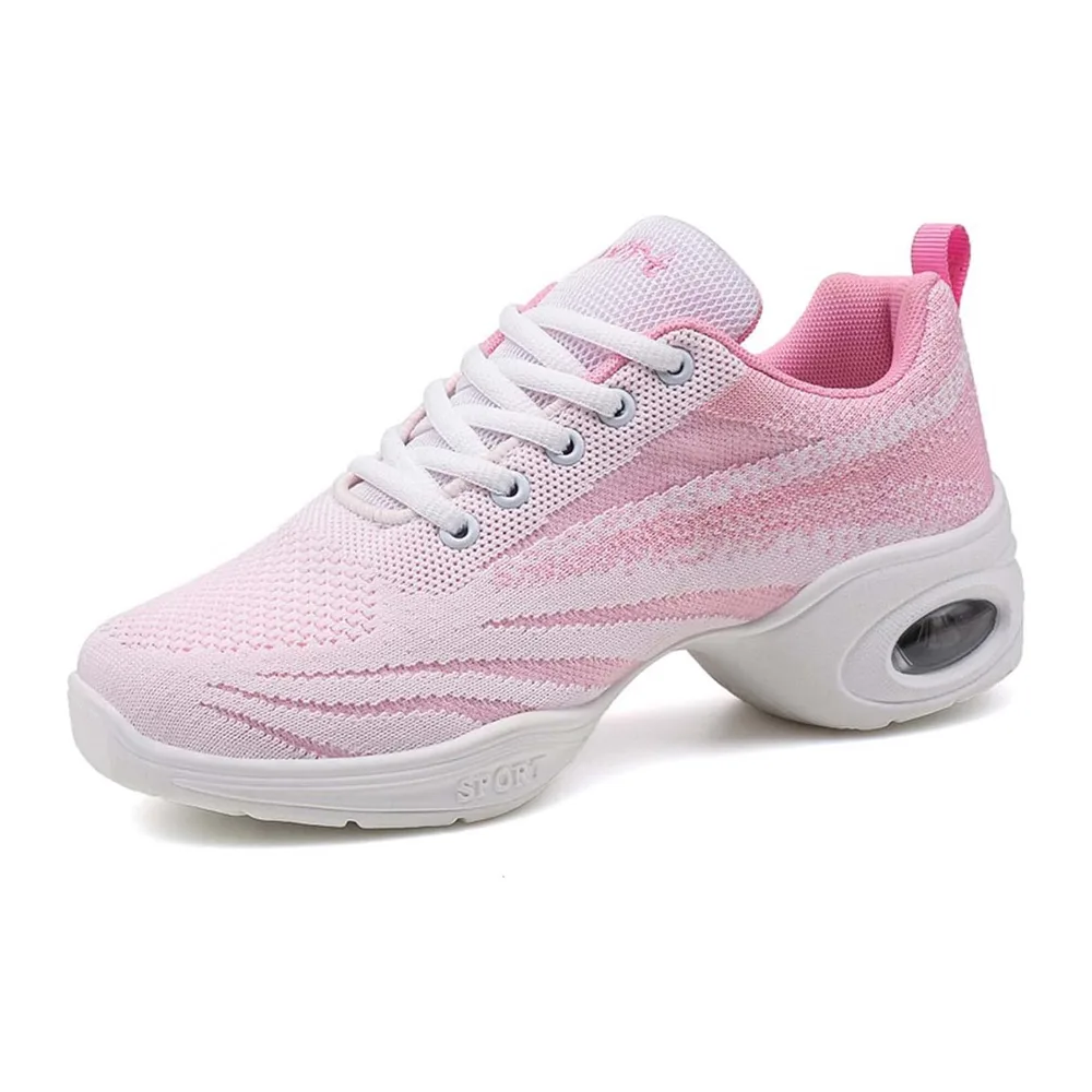 Chaussures de Sport Jazz Chaussures d'entraînement à la Danse de Danse de — Blanc Rose 31