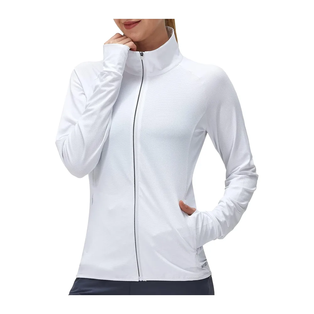 Vêtement de protection solaire UPF 50+ à manches longues — Blanc