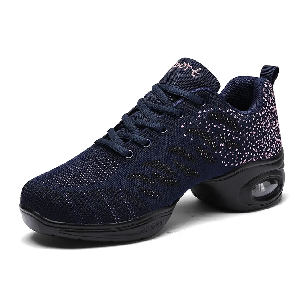Chaussures de Sport Jazz Chaussures d'entraînement à la Danse de Danse de Marche — Bleu