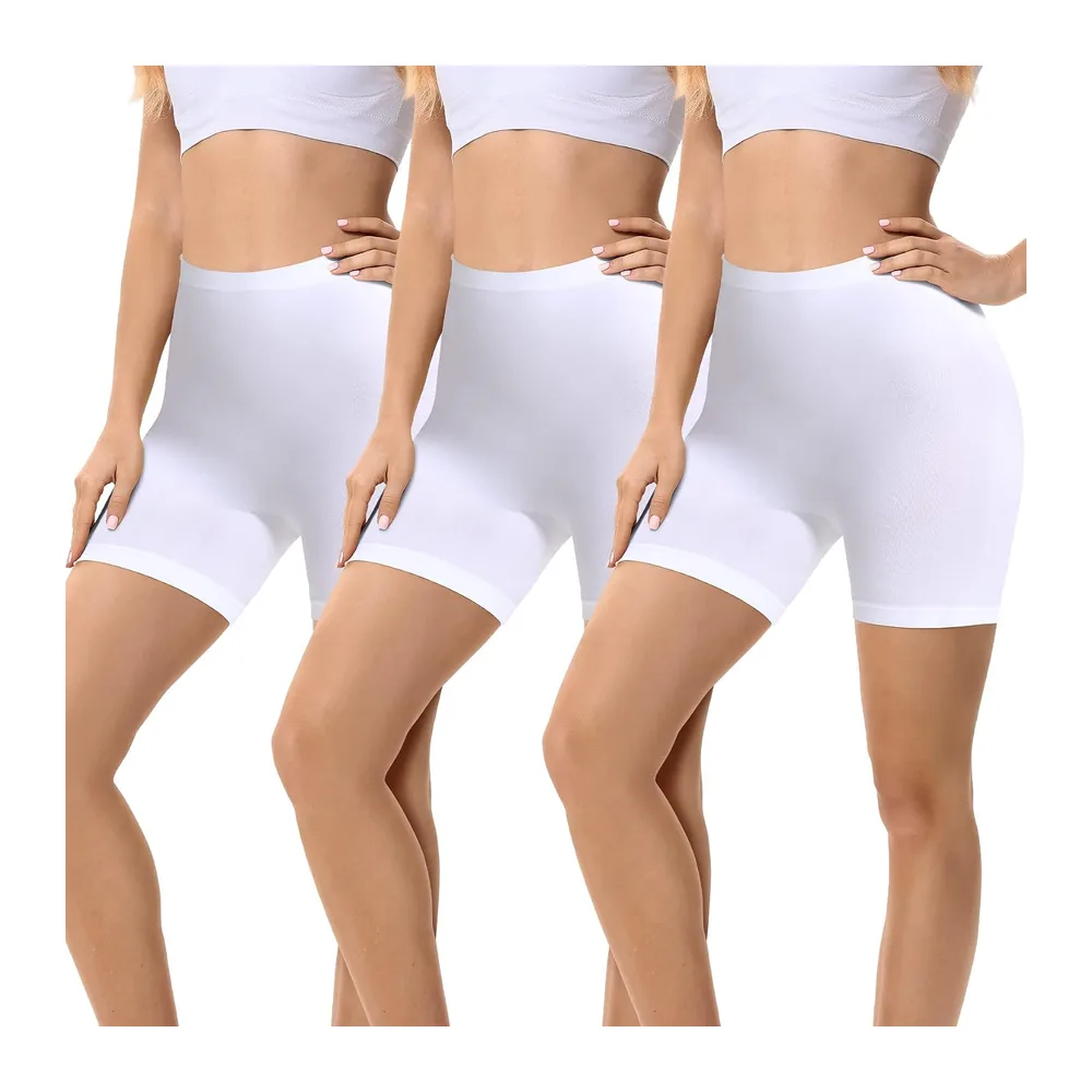 Shorty sous Jupe Legging Court Anti Frottement Cuisse Boxer Short Cycliste Douce — 3*blanc