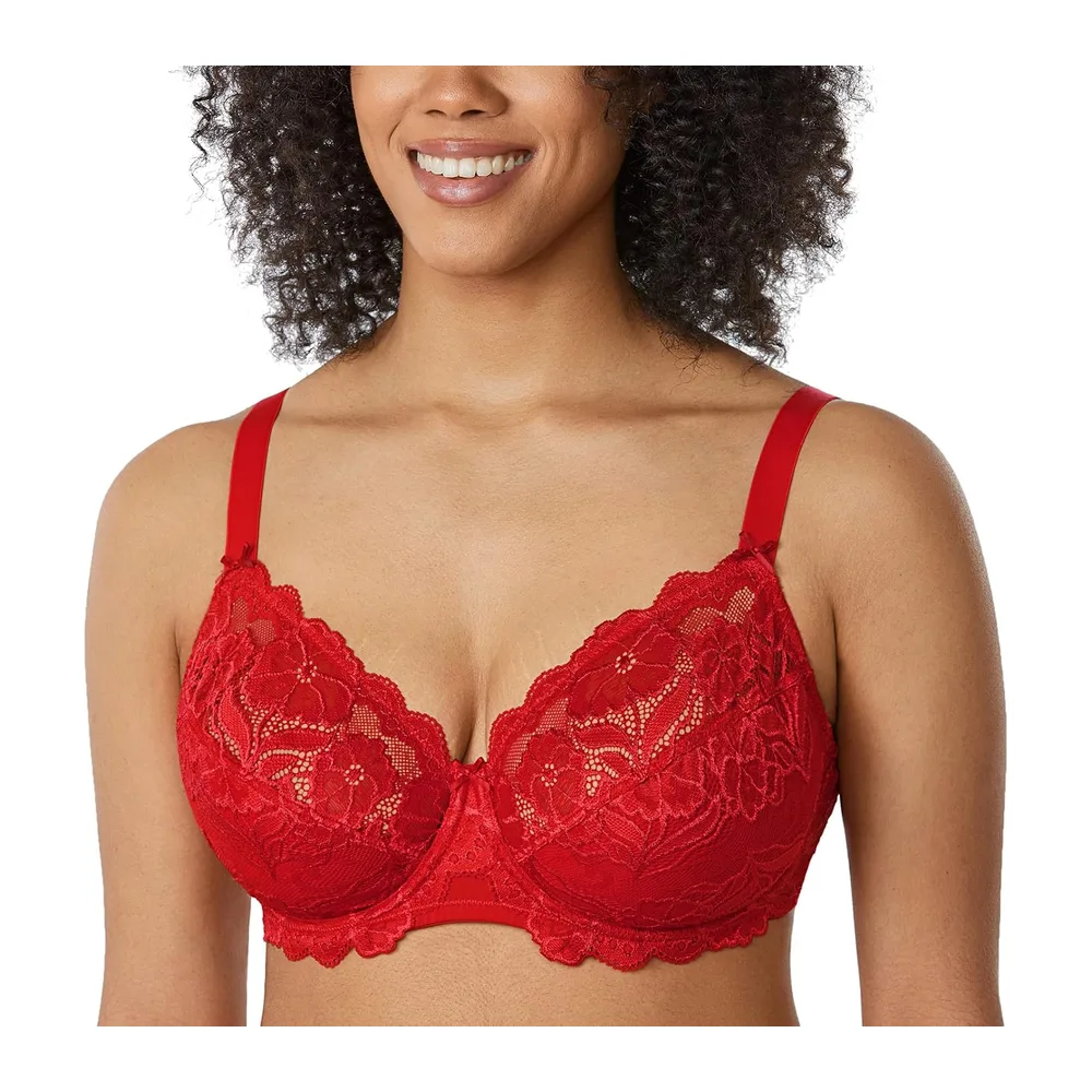 Soutien Gorge Grande Taille Dentelle — Rouge À Lèvres