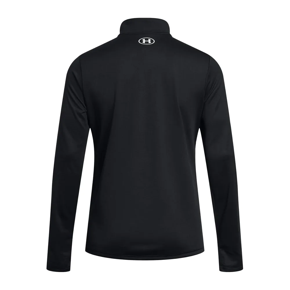 Tech 1/2 Zip- Solid Sweater — Noir