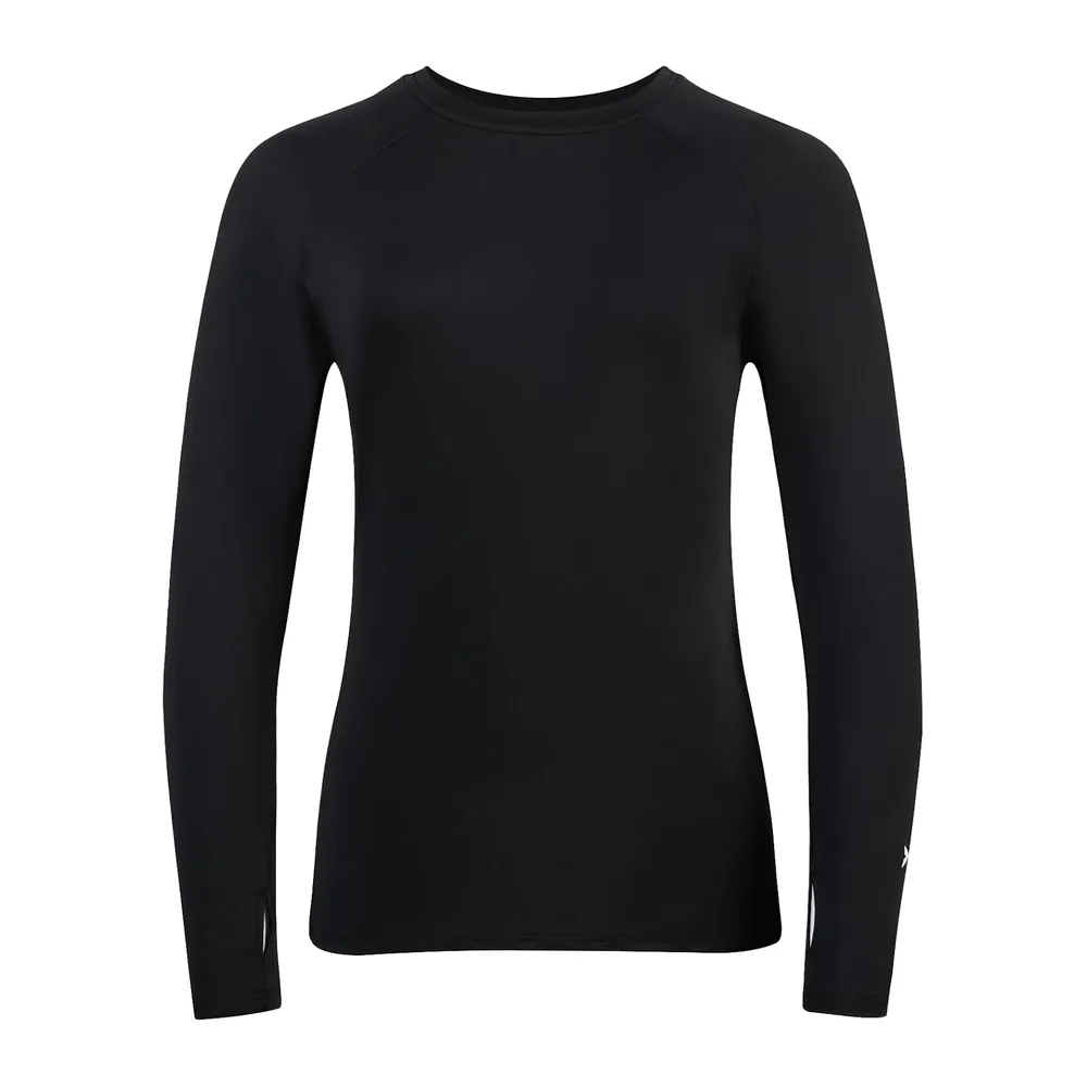 T-Shirt de Protection Solaire UV UPF 50+ à Manches Longues pour la pêche, la — Noir