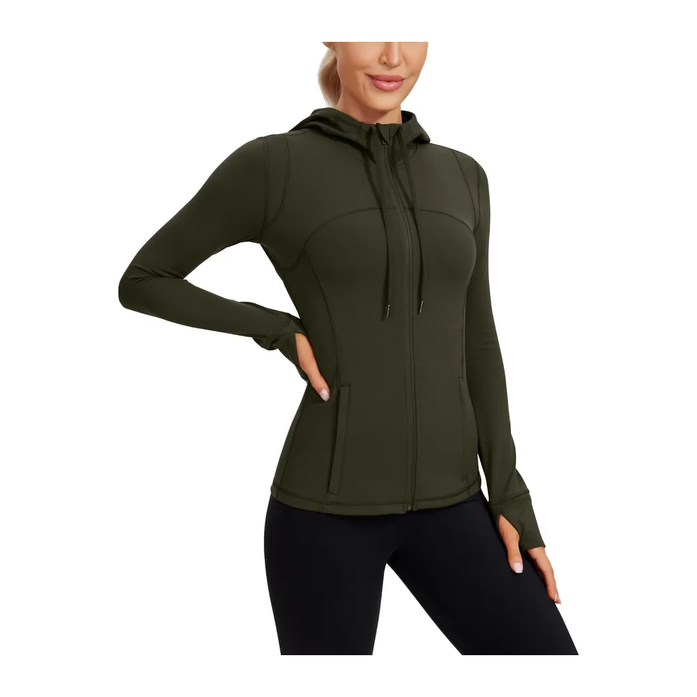 Butterluxe Vestes Longues à Capuche — Olive Verte