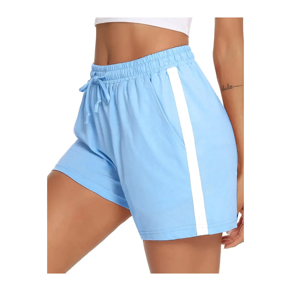 Short de Course à Pied décontracté en Coton — A Bleu Ciel