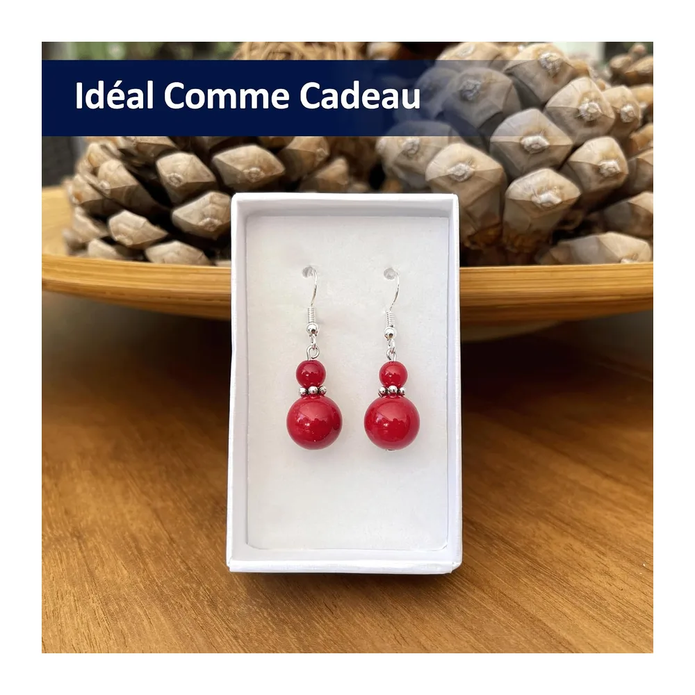 Boucles d’Oreilles Argent 925 avec Jade Coloré