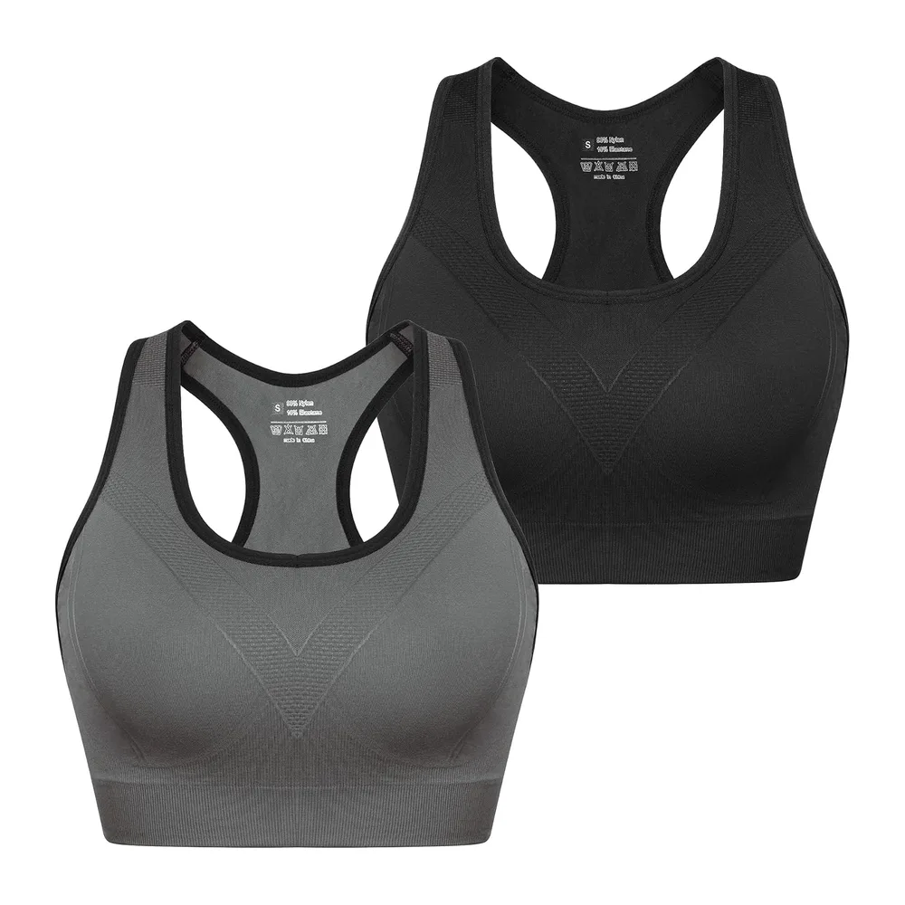 Amb00319 Soutien-Gorge de Sport — 341-noir+gris