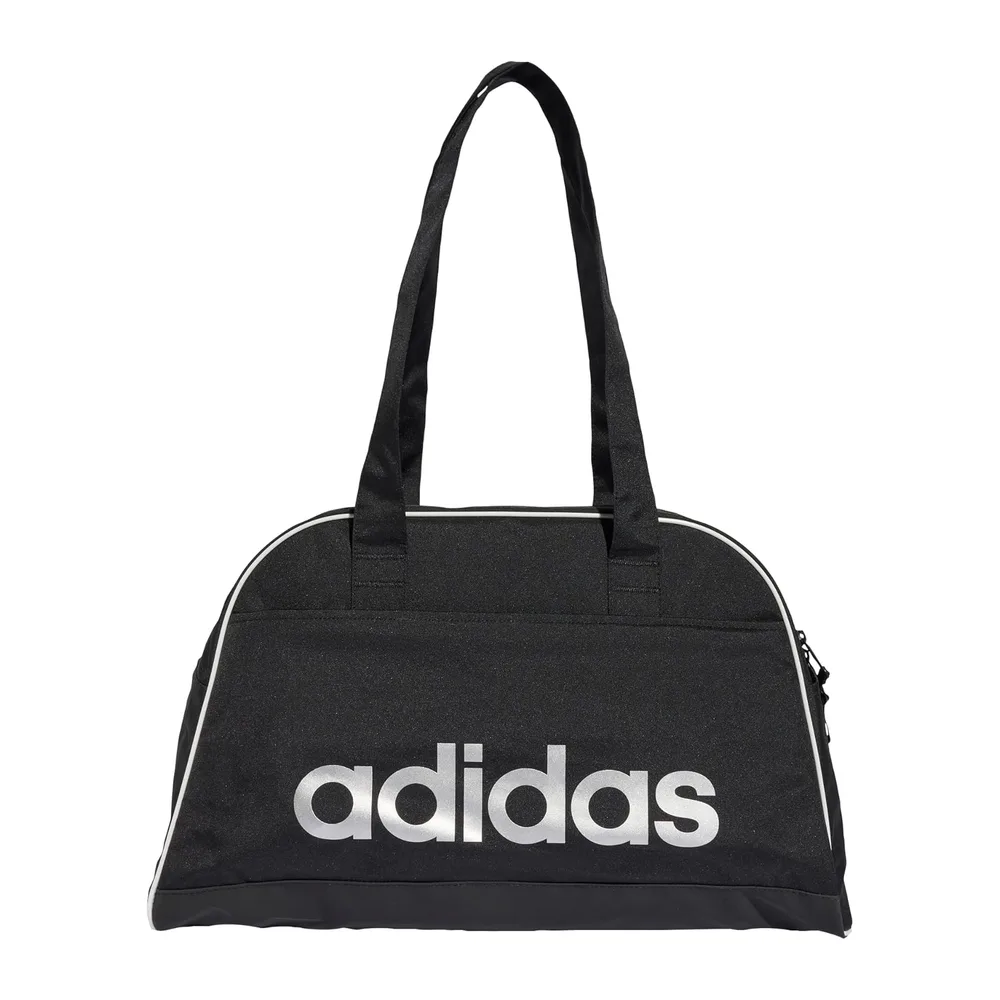 Linear Essentials Bowling Bag Handbag, Black/White