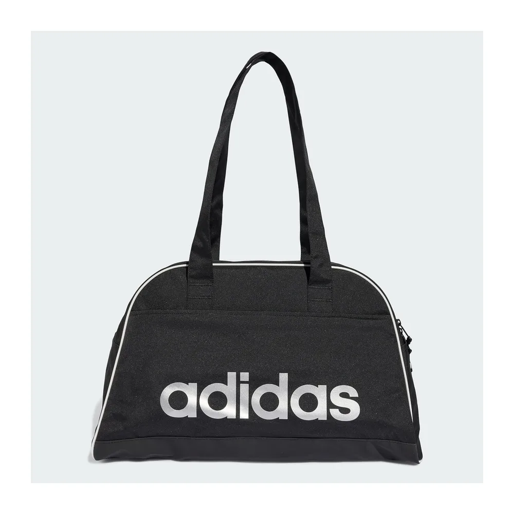 Linear Essentials Bowling Bag Handbag, Black/White