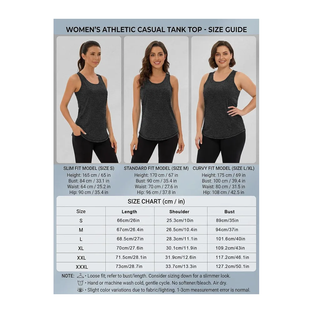 Débardeur de Sport Léger en Maille sans Manches T-Shirts à col Rond Yoga Shirt — Noir