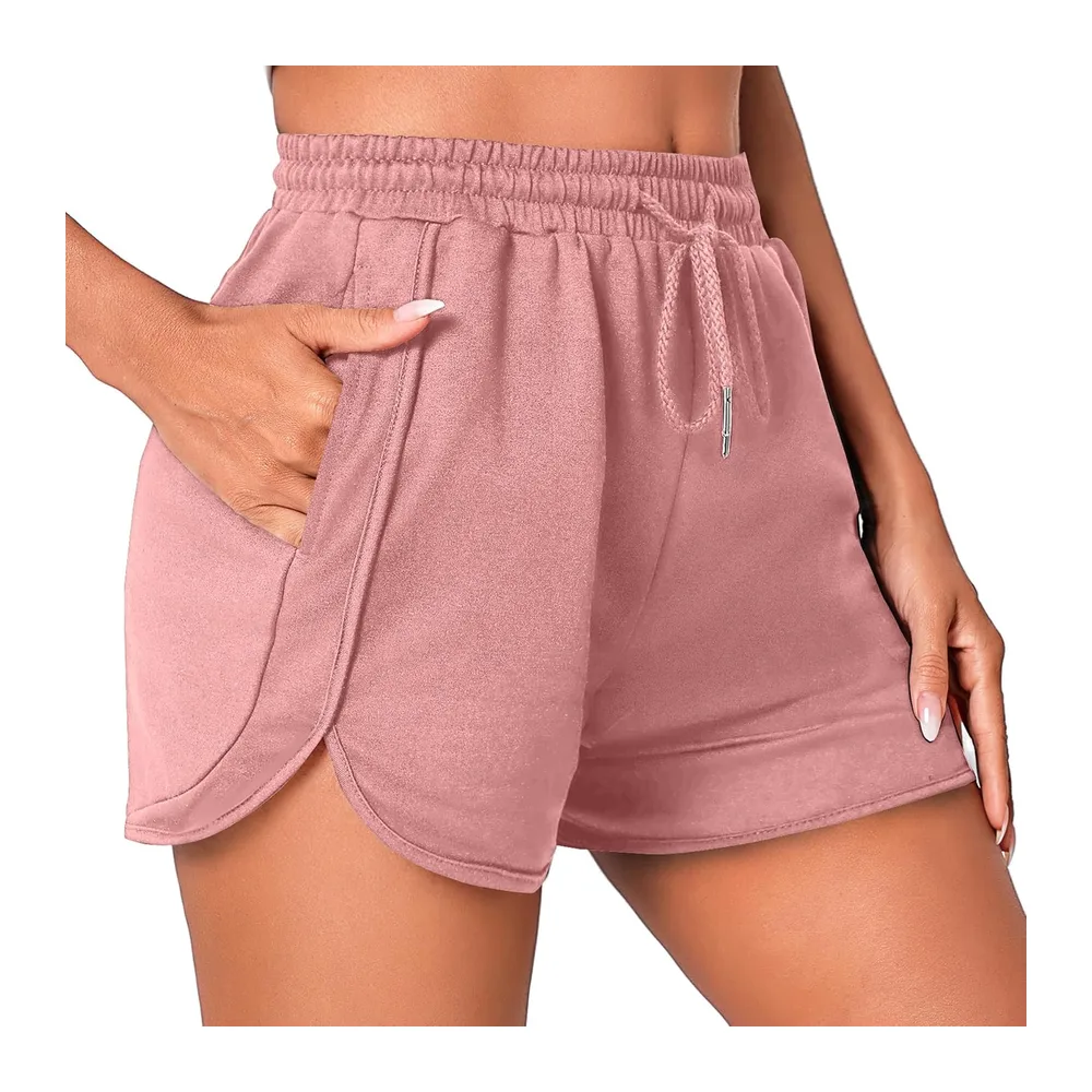 Short Short de Sport Été Fente latérale — Rouge