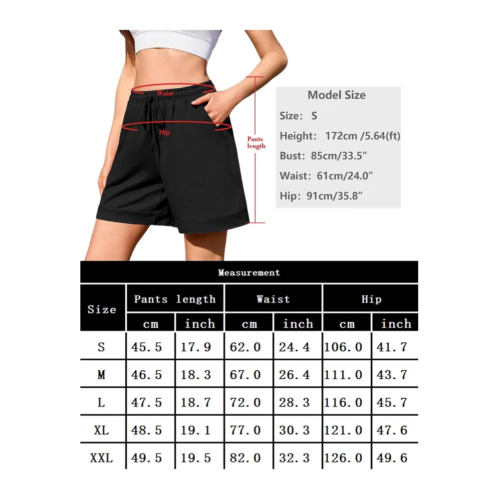 Cotton Sports Short Jogging Trousers with Pockets — Noir