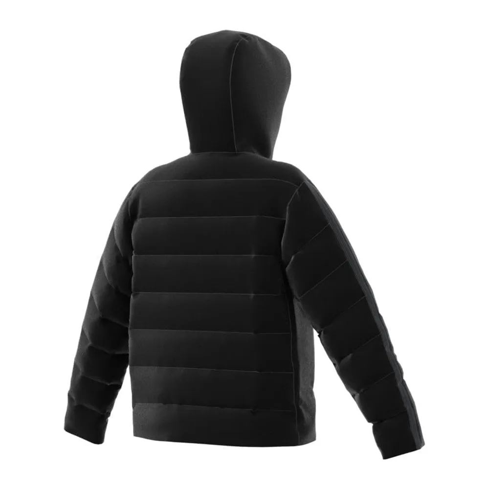 Essentials Climawarm 3 Stripes Synthetic Down Hooded Jackets Veste — Noir