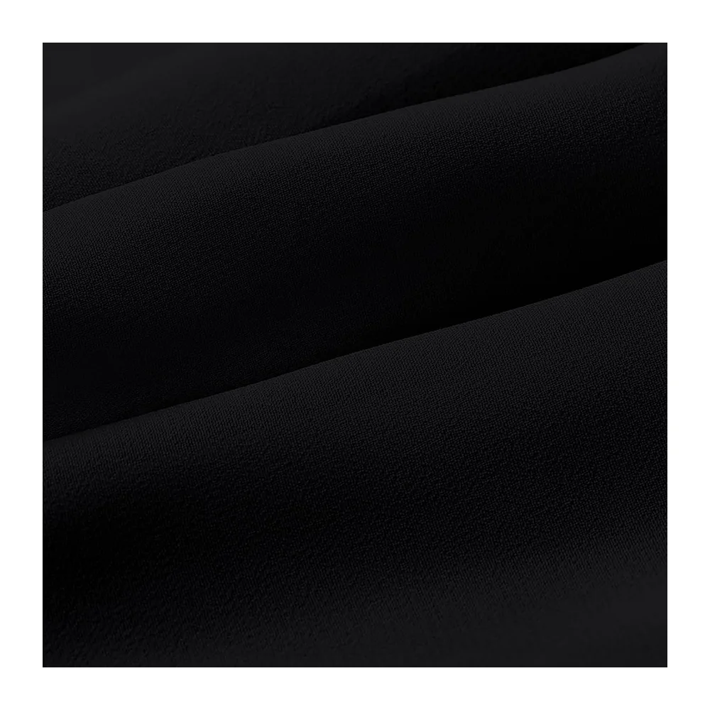 Short Sleeve V Neck Concert Dress — Noir