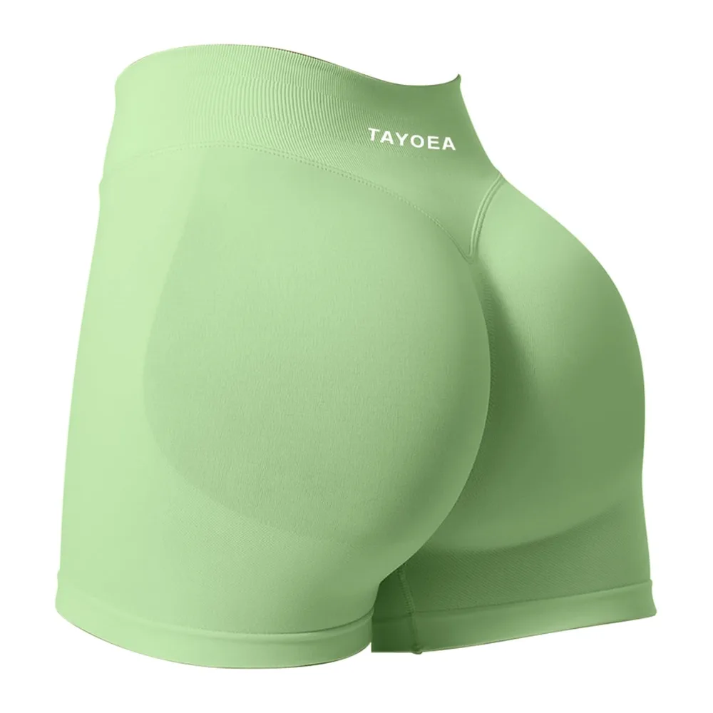 Scrunch Sports Shorts Short Push Up Short Butt Lifting Gym Shorts Seamless — Grün