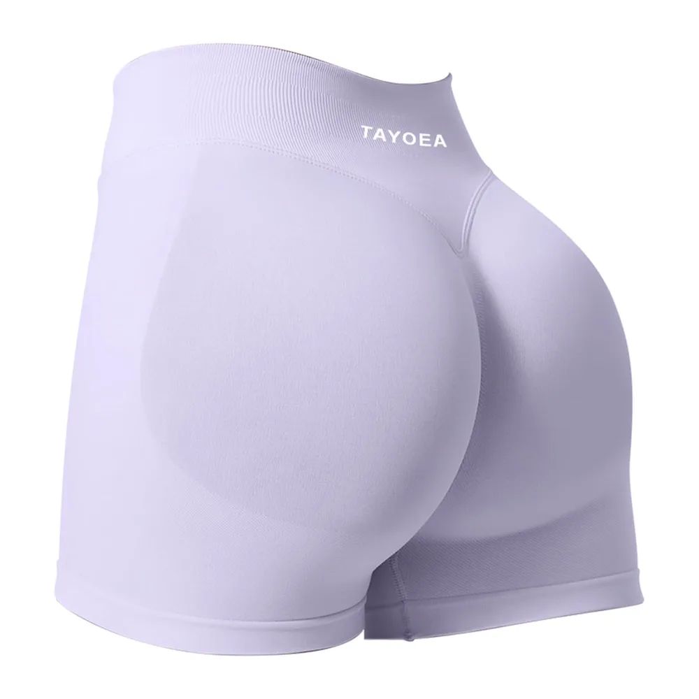Short de Sport Scrunch Pantalon de Sport Court Push Up Court Butt Lifting — Violet Foncé