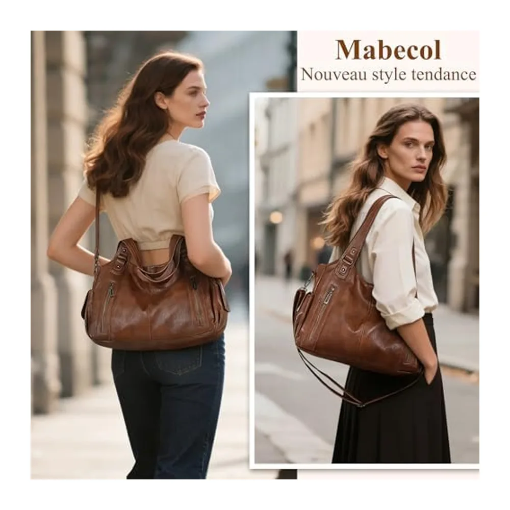 Sac À Main PU, Sac Épaule Bandoulière, Cabas Moyen