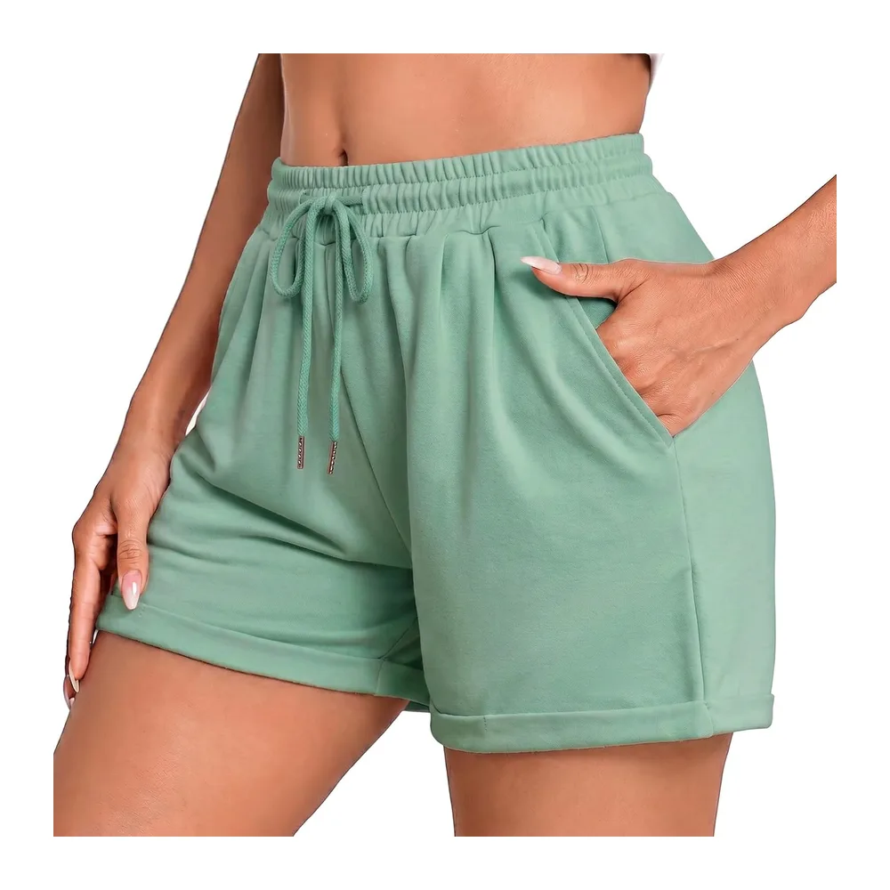 Short Été Short de Sport Running Fitness Jogging — B Vert