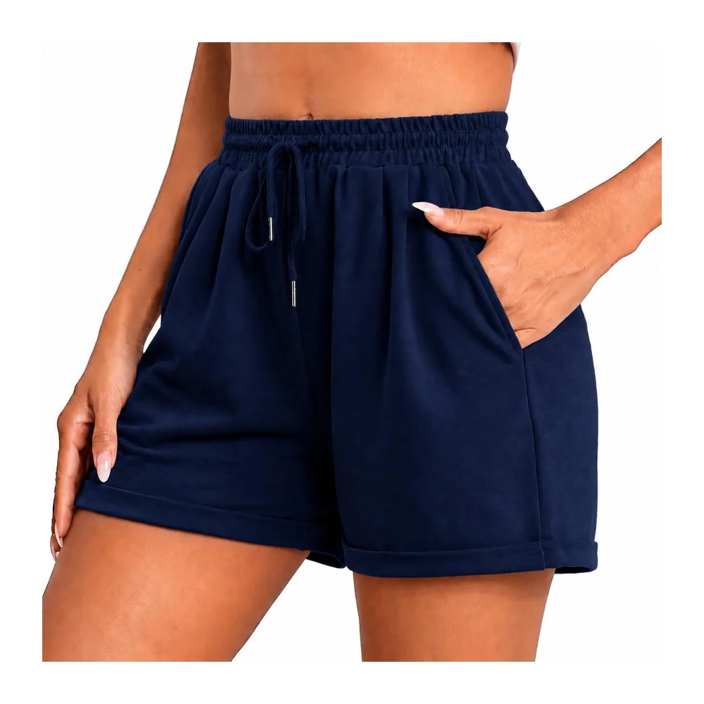 Short Été Short de Sport Running Fitness Jogging — B Bleu Marine