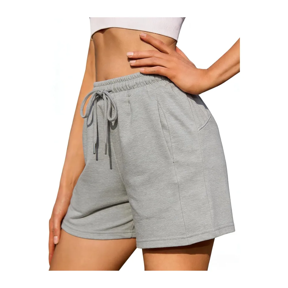 Short Été Short de Sport Running Fitness Jogging — A Gris