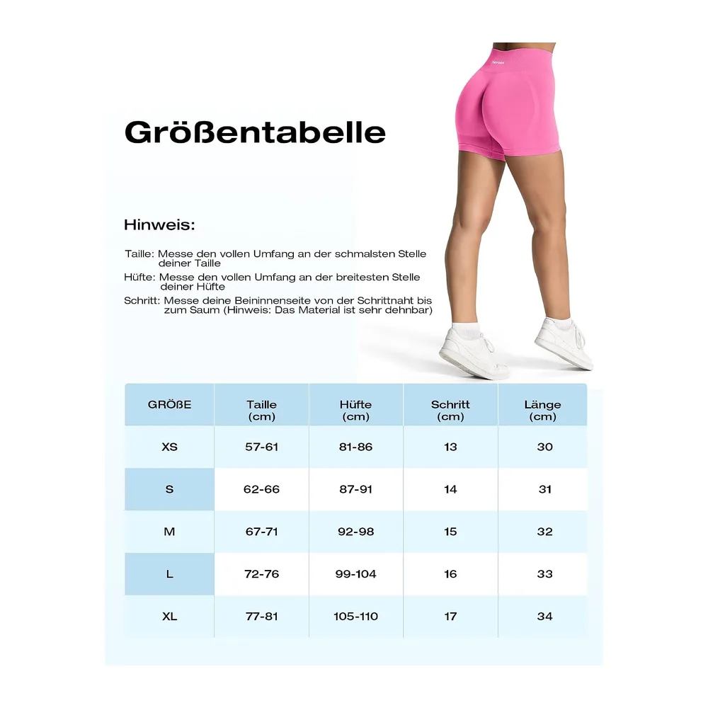 Sports Shorts Push-up Effect Ideal for Fitness and Yoga Seamless Gym Shorts — Rose Rouge