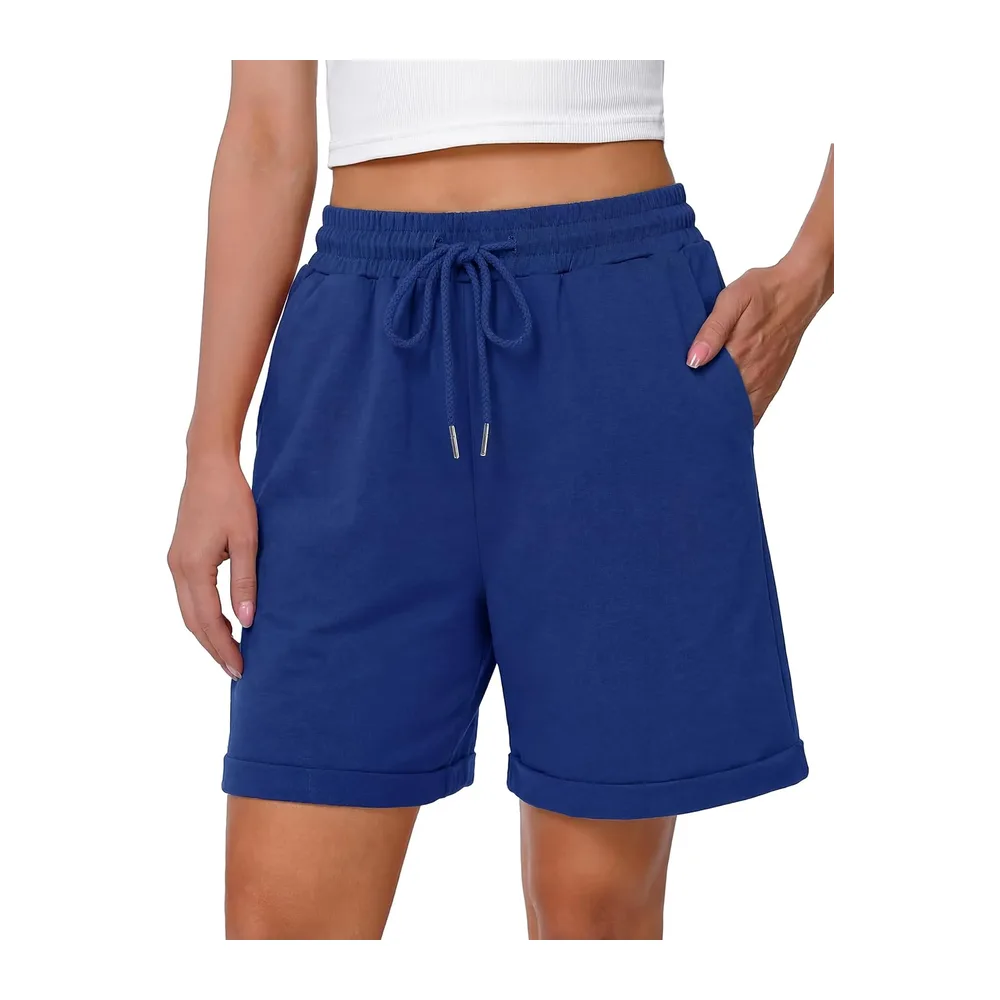 Short Sport Pantalon de Jogging Court Short de Course Décontracté d’Été — A#bleu Foncé