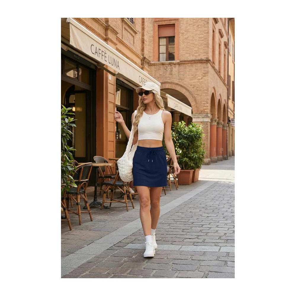 Skort Jupe de tennis avec pantalon en dessous — Bleu Marine