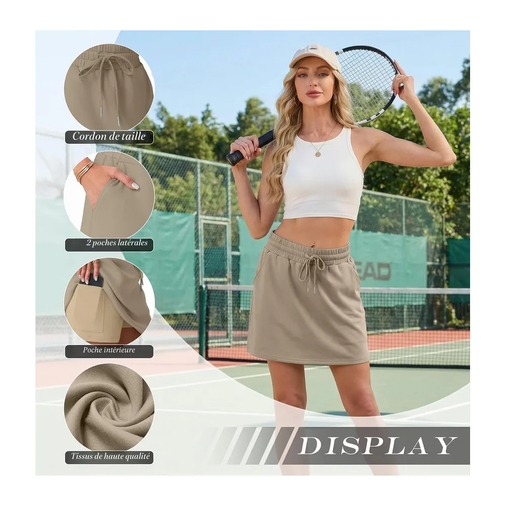 Skort Jupe de tennis avec pantalon en dessous — Bleu Marine