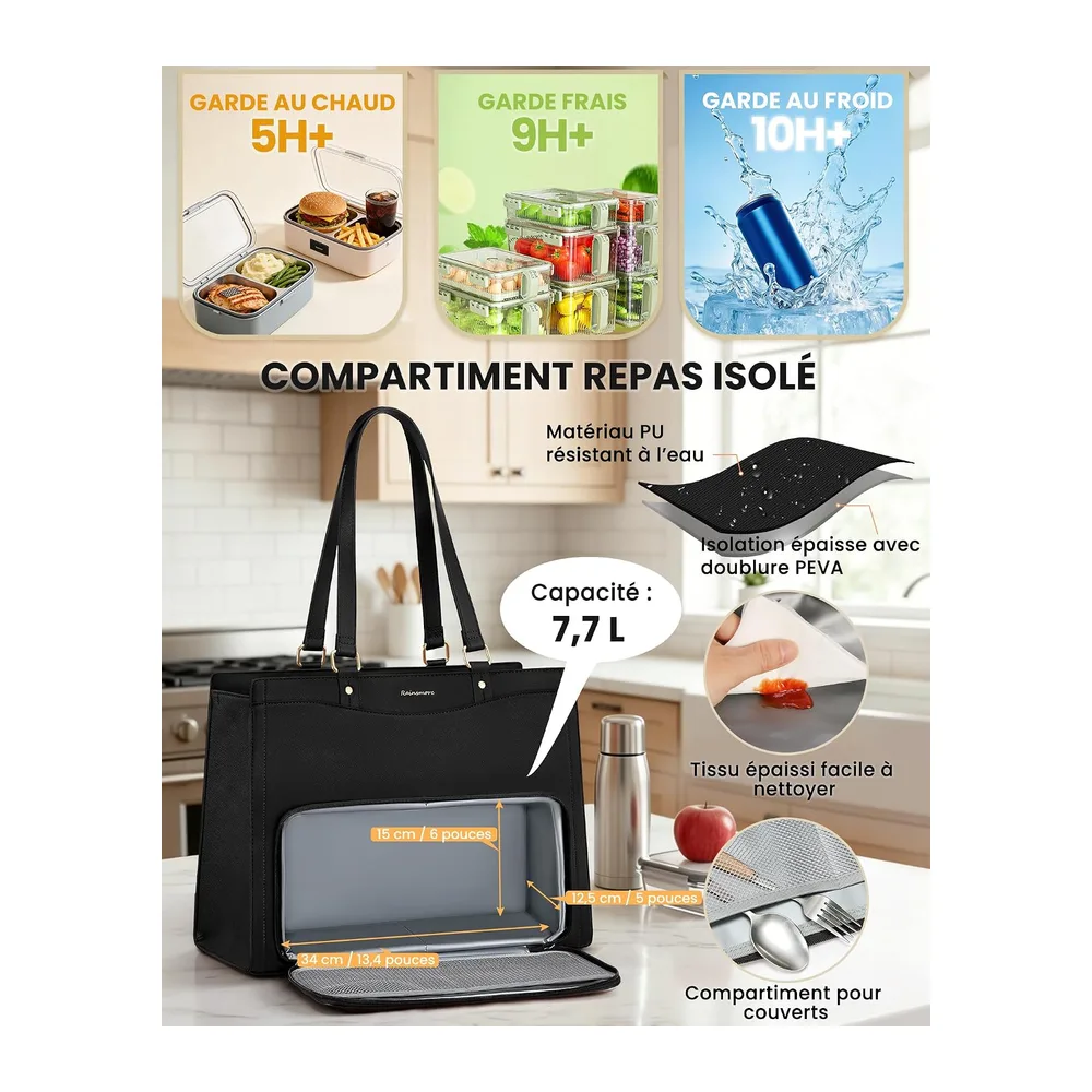 Sac Ordinateur avec Compartiment Isotherme Repa