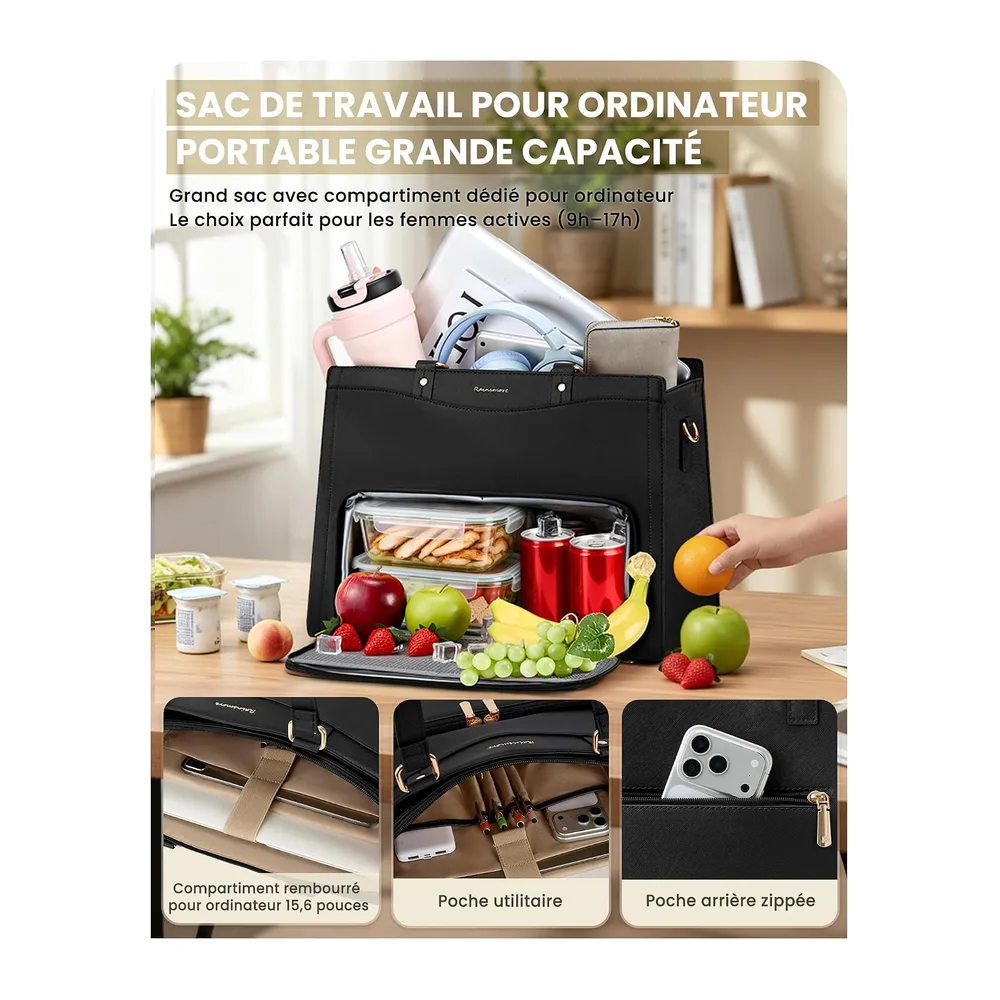 Sac Ordinateur avec Compartiment Isotherme Repa