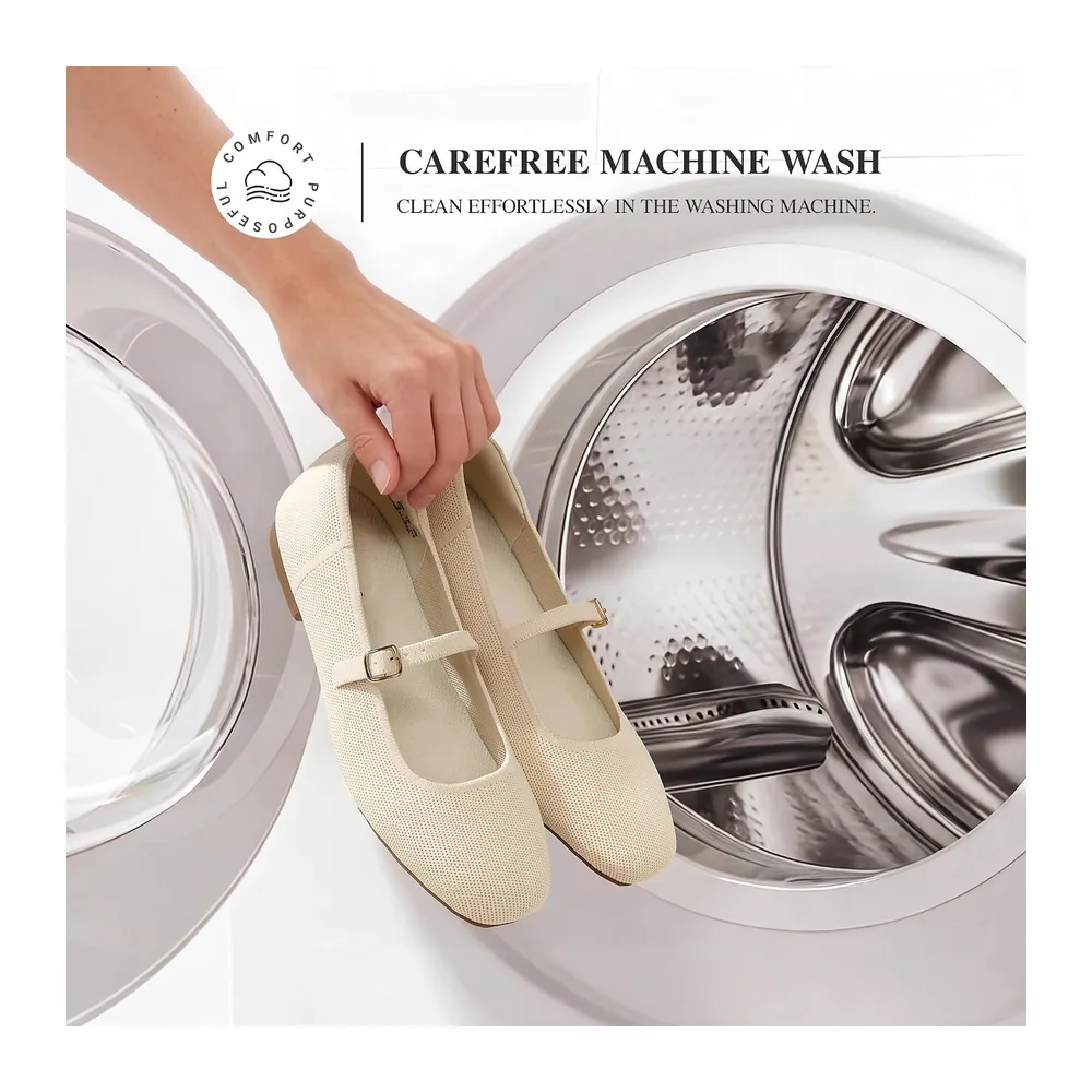 Mary Jane Comfortable Ballet Flats — Nu