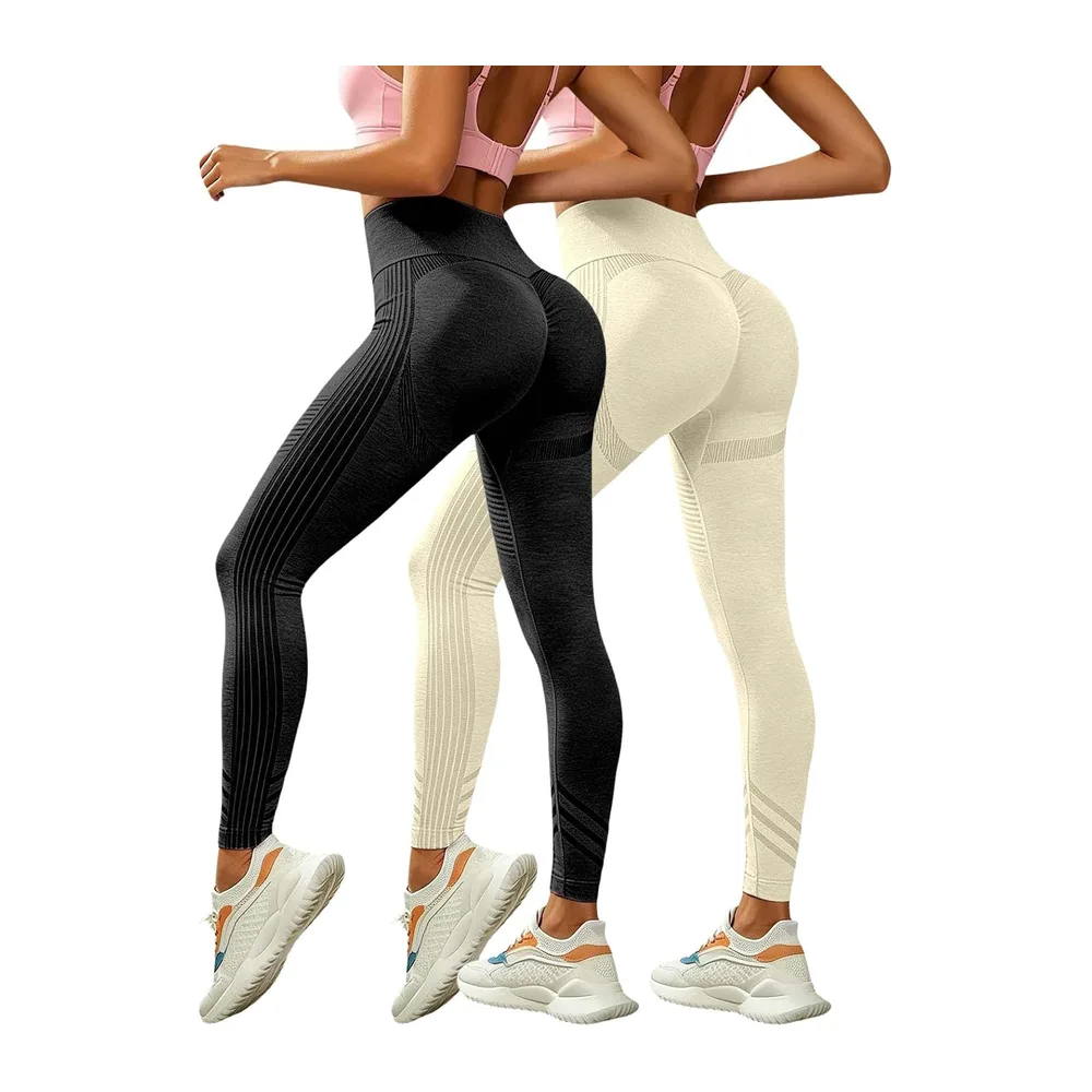 2026 Original 3D Anti-Cellulite Leggings, 3D Anti-Cellulite Leggings, Compression — Blanc