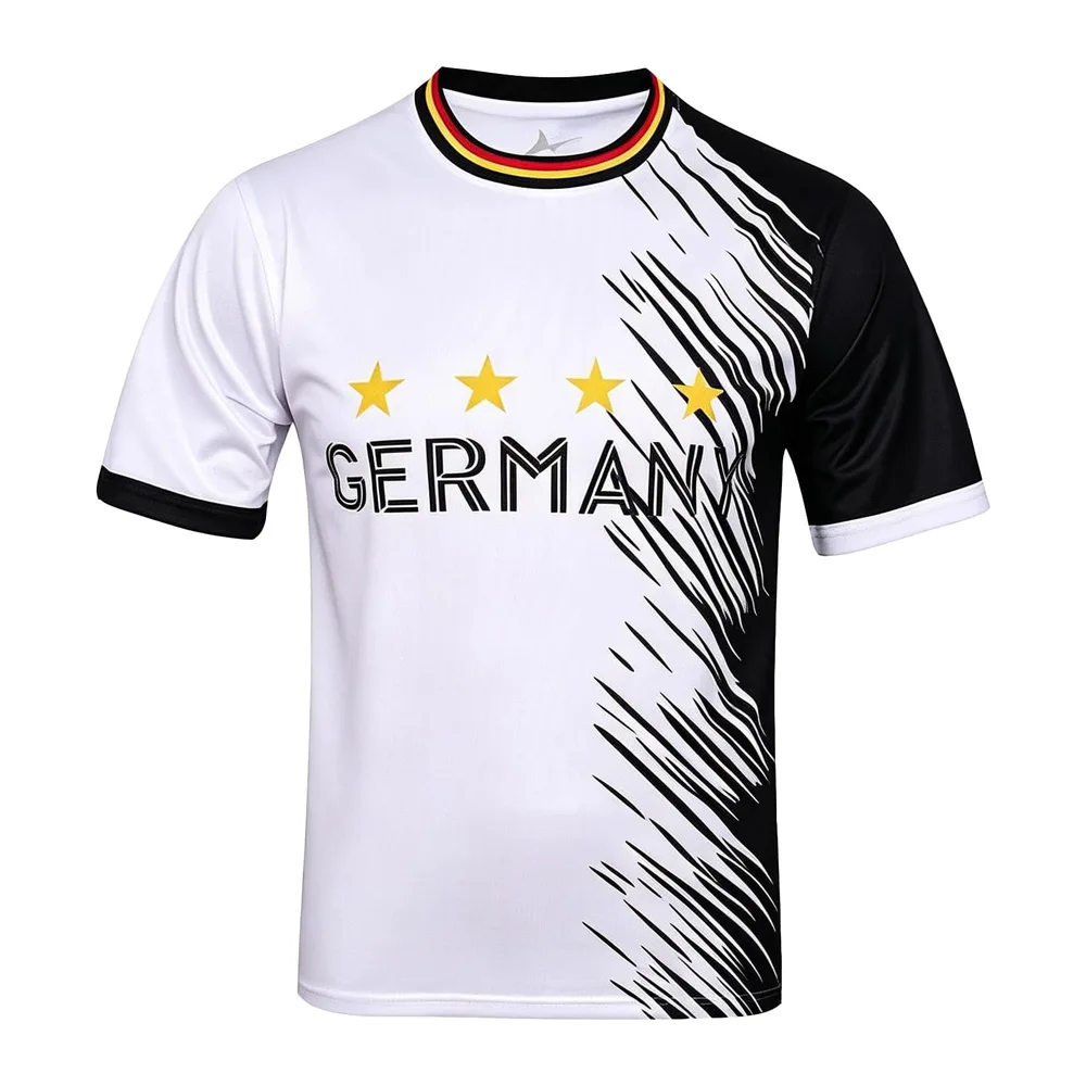 2026 Football Cup T-Shirts Fans 48 National Teams Sports Casual National Flag — Allemagne