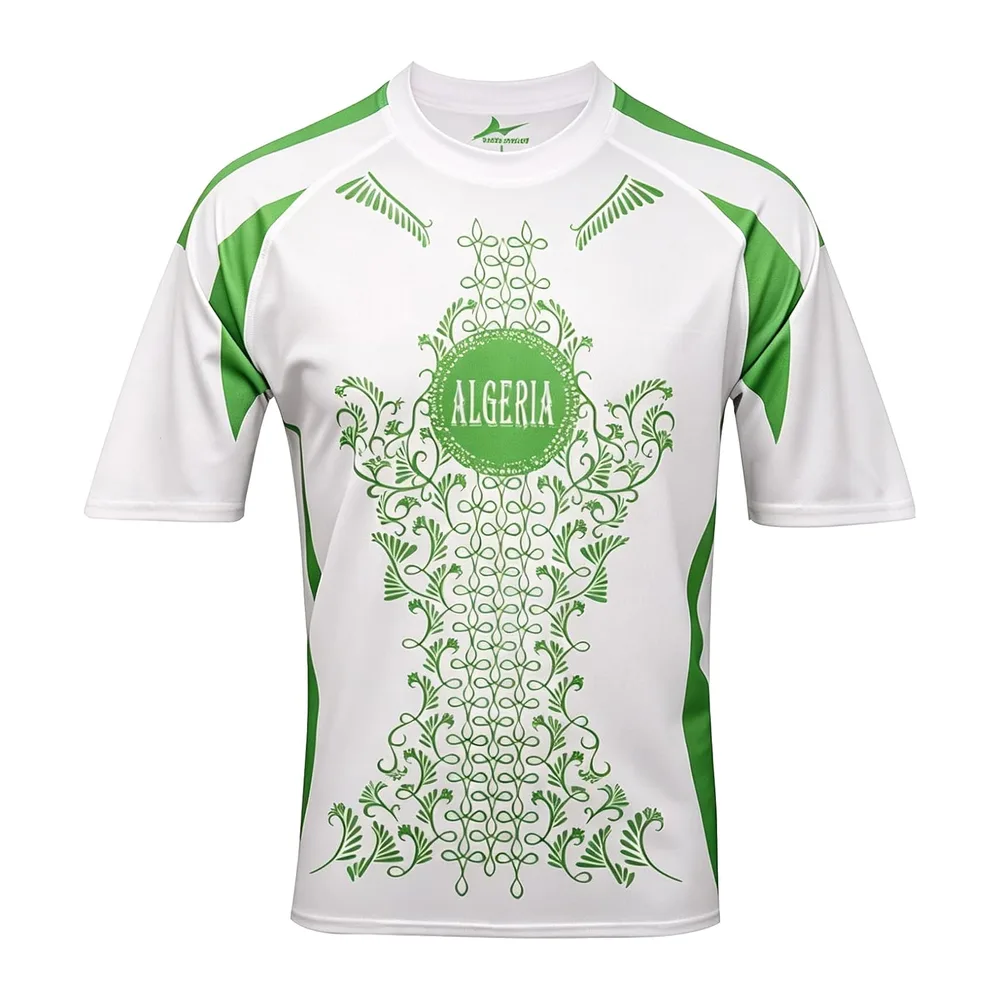 2026 Football Cup T-Shirts Fans 48 National Teams Sports Casual National Flag — Algérie