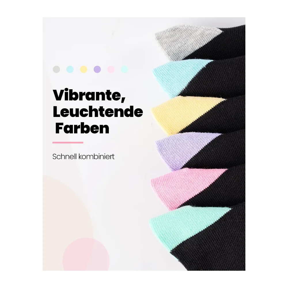 / de chaussettes en coton, douces et respirantes — Colori pastello