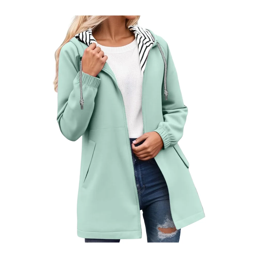 Manteau De Pluie Veste Imperméable Vêtements Imperméables Coupe — 007 Green à la menthe