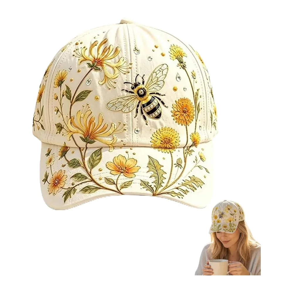 Adjustable Breathable Baseball Cap for, Baseball Cap with Elaborate 3D Embroidery